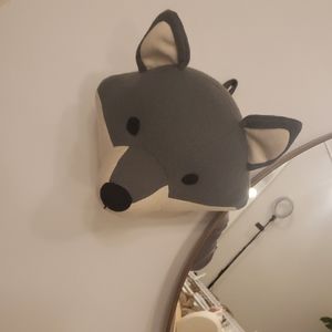 Stuffed animal fox head